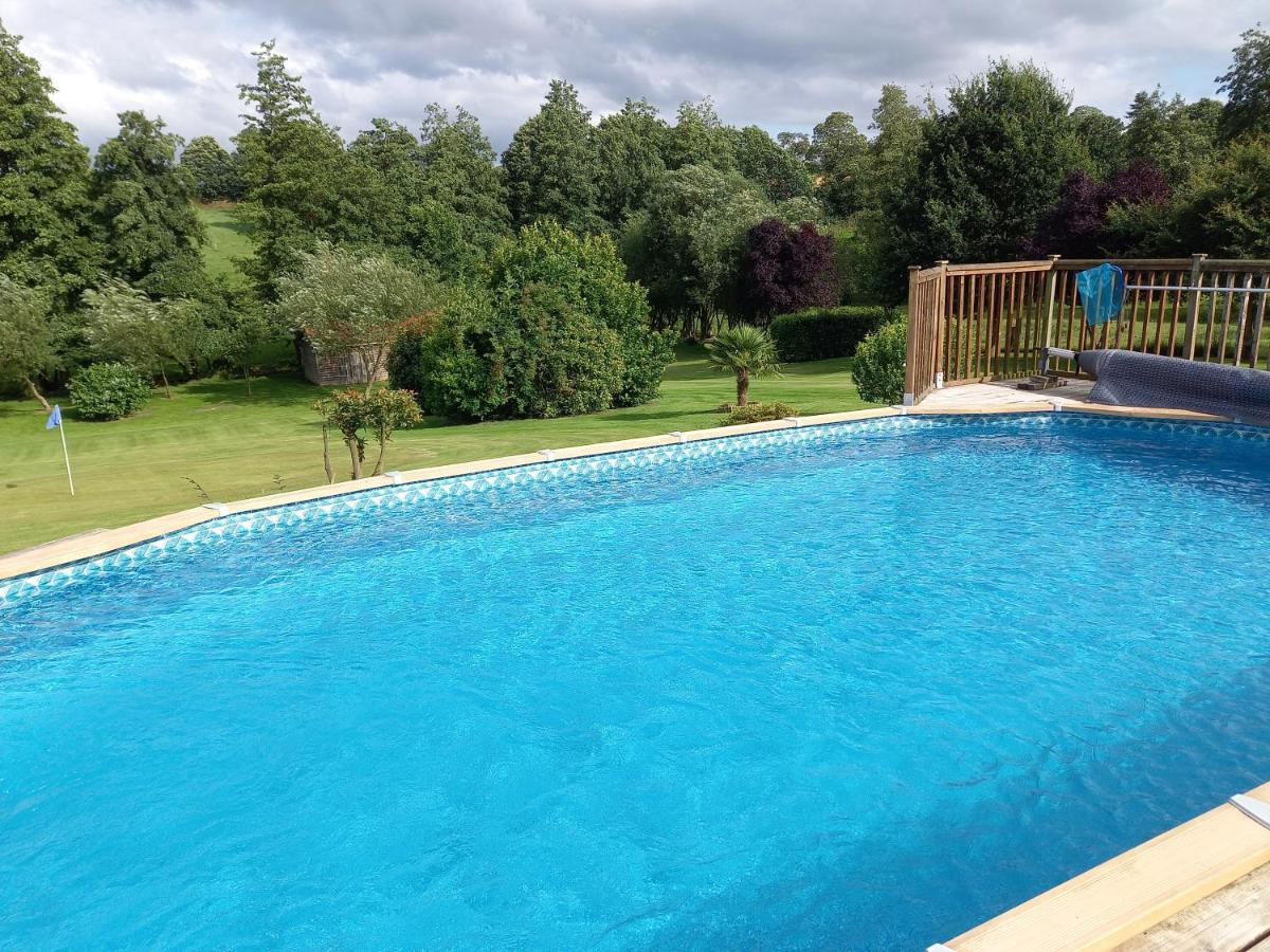 La Gasteboisiere With Swimming Pool And Games Room Le Mesnil-Adelee Luaran gambar