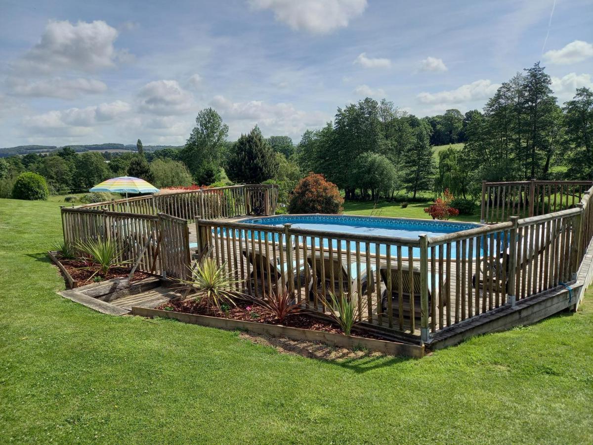 La Gasteboisiere With Swimming Pool And Games Room Le Mesnil-Adelee Luaran gambar