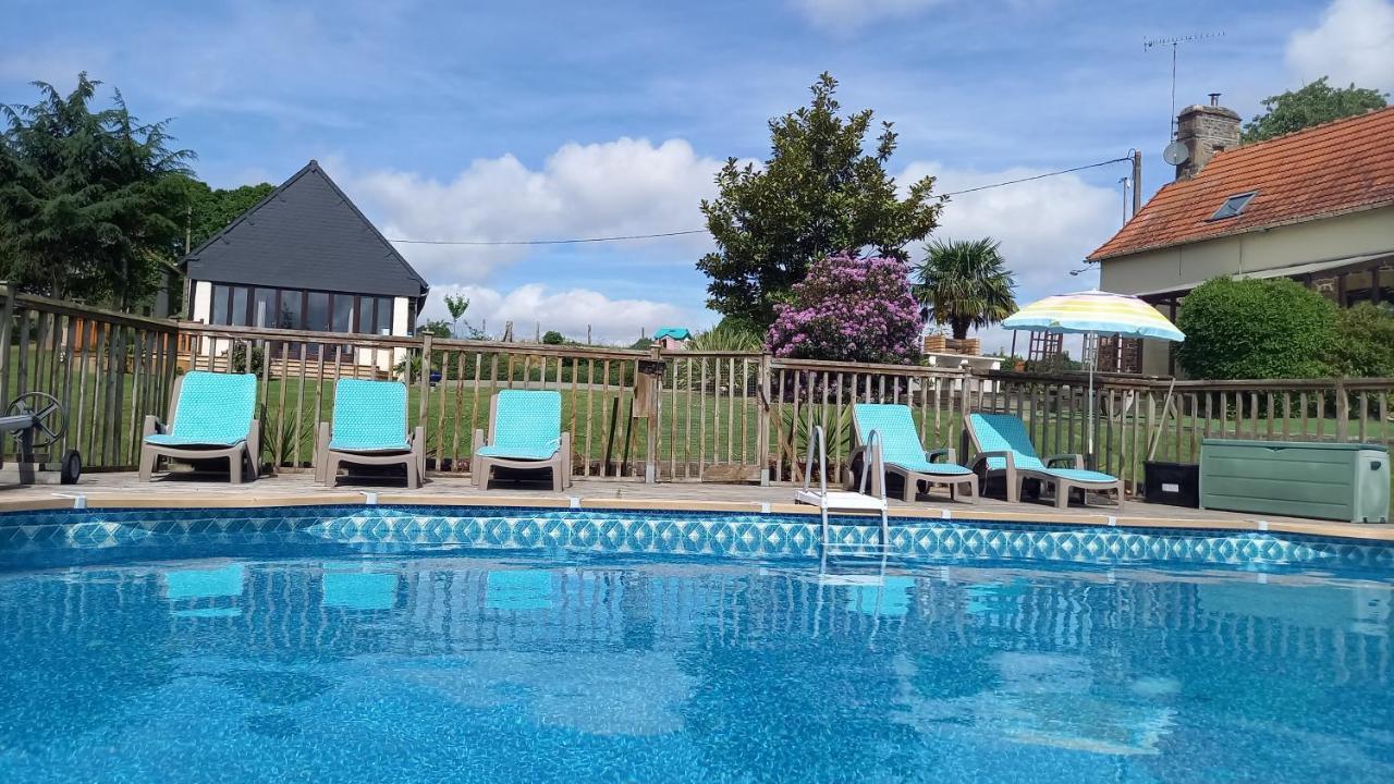 La Gasteboisiere With Swimming Pool And Games Room Le Mesnil-Adelee Luaran gambar